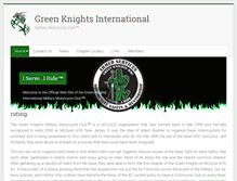 Tablet Screenshot of greenknightsmmc.org